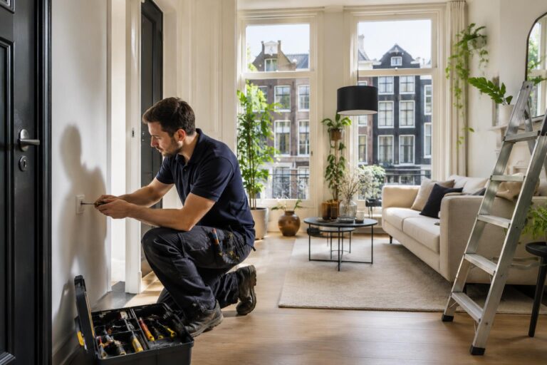 Karakteristieke Amsterdamse woning die goed onderhoud vereist vanwege historische details en intensief gebruik